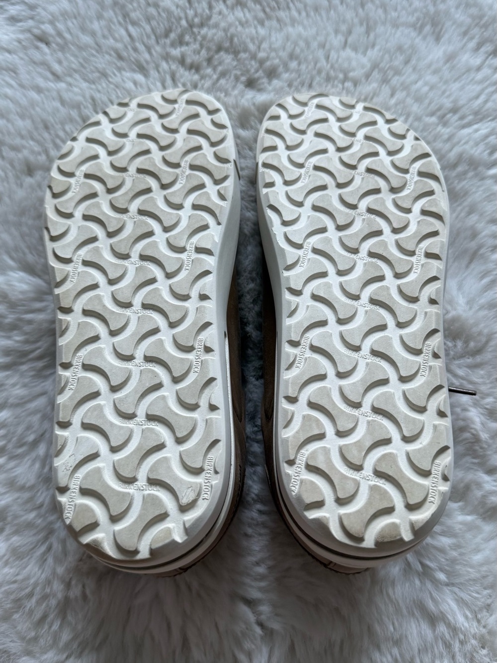 Birkenstock Bend Low Casual Sneaker Beige Leather Size EU 40 / US 9 - Picture 7 of 9